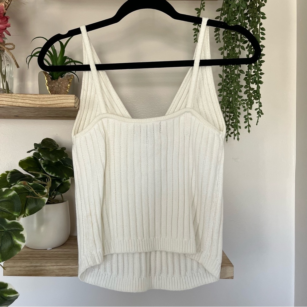 Express Ribbed Sweater Cami - Picture 4 of 5